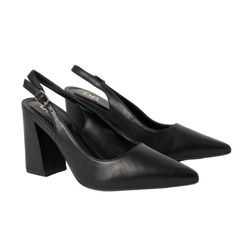 Front - Dorothy Perkins Womens/Ladies Devana Sling Back High Block Heel Court Shoes