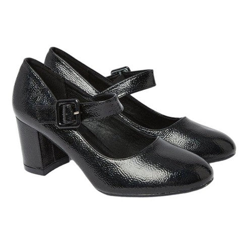 Front - Good For The Sole Womens/Ladies Cristina Mid Heel Court Shoes