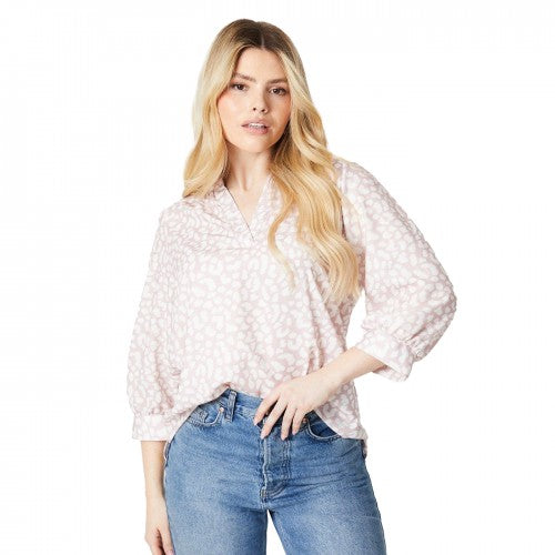Front - Dorothy Perkins Womens/Ladies Animal Print Overhead Blouse