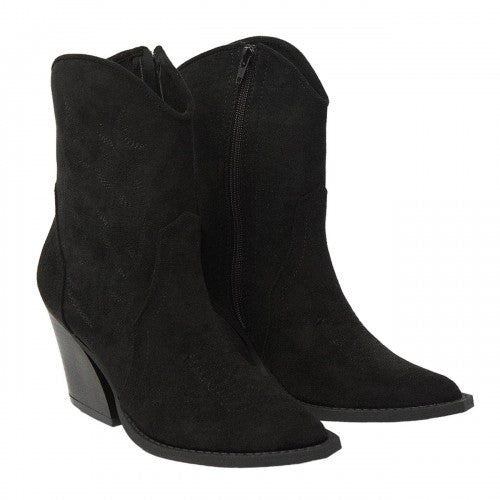 Front - Faith Womens/Ladies Mina Western Heeled Ankle Boots