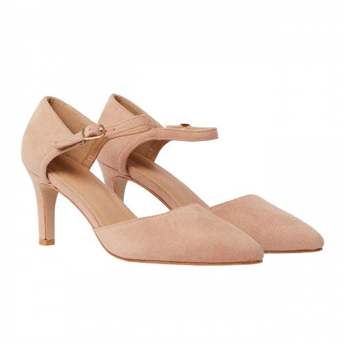 Front - Good For The Sole Womens/Ladies Emmy Wide Court Shoes