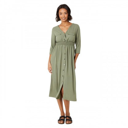 Front - Dorothy Perkins Womens/Ladies Shirred Waist Midi Dress