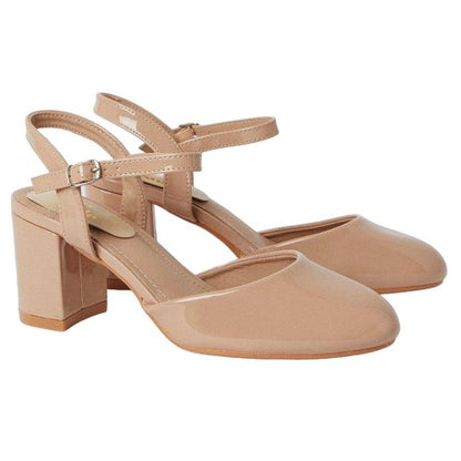 Front - Good For The Sole Womens/Ladies Camilla High Block Heel Court Shoes