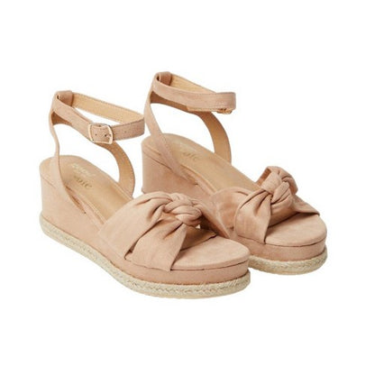 Front - Good For The Sole Womens/Ladies Holly Twist Soft Wide Wedge