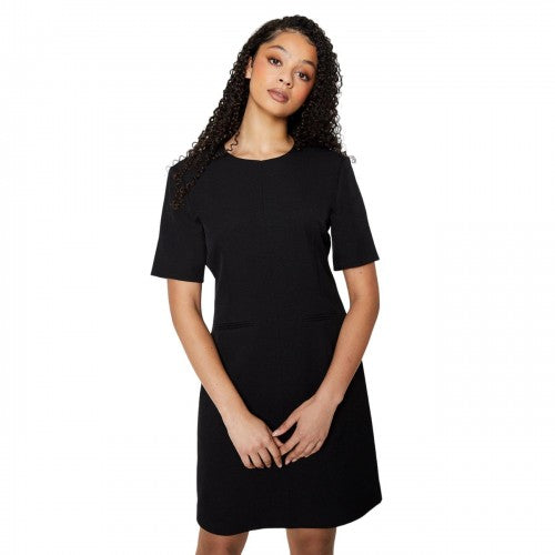 Front - Dorothy Perkins Womens/Ladies Tall Tailored Half-Sleeved Shift Dress