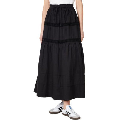 Front - Dorothy Perkins Womens/Ladies Tiered Drawstring Waist Midi Skirt