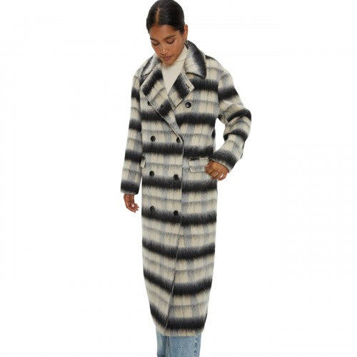 Front - Dorothy Perkins Womens/Ladies Checked Double Breasted Coat