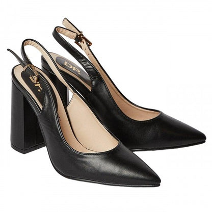 Front - Dorothy Perkins Womens/Ladies Binx Sling Back High Block Heel Court Shoes