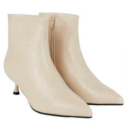 Front - Dorothy Perkins Womens/Ladies Alia Wide Kitten Heel Ankle Boots