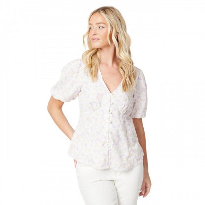 Front - Dorothy Perkins Womens/Ladies Button Through Blouse