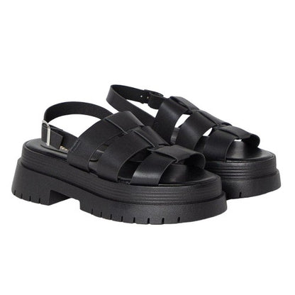 Front - Faith Womens/Ladies Mona Chunky Sling Back Sandals
