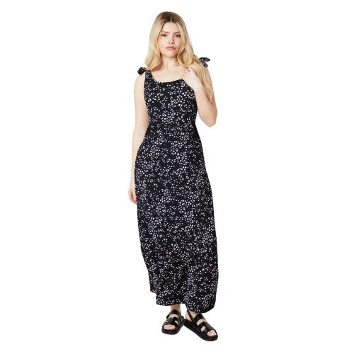 Front - Dorothy Perkins Womens/Ladies Animal Print Tie Shoulder Midi Dress