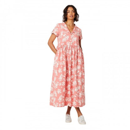 Front - Dorothy Perkins Womens/Ladies Floral Midi Shirt Dress