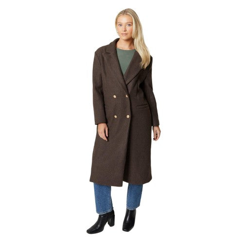 Front - Dorothy Perkins Womens/Ladies Longline Double-Breasted Coat