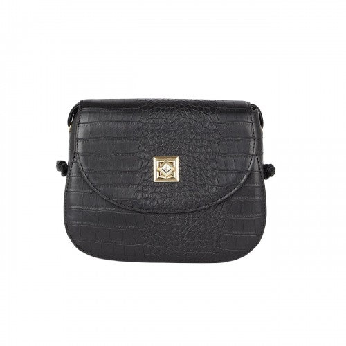 Front - Dorothy Perkins Womens/Ladies Tiffany Crocodile Print Crossbody Bag
