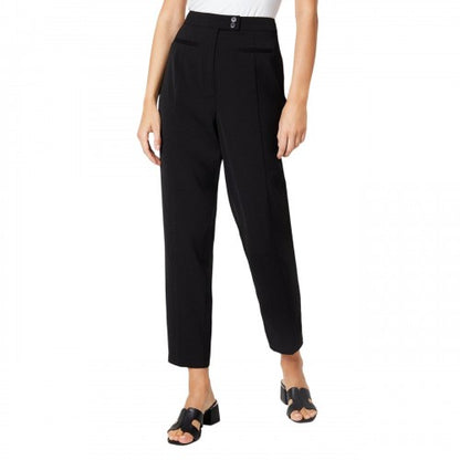 Front - Dorothy Perkins Womens/Ladies Double Button Tapered Trousers