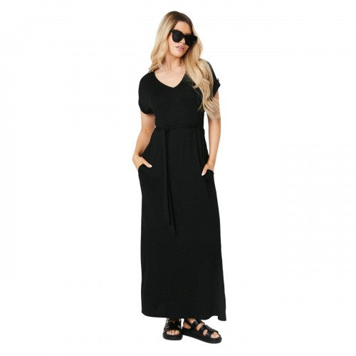 Front - Dorothy Perkins Womens/Ladies Waist Tie Maxi Dress
