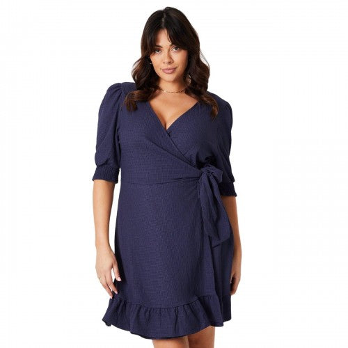 Front - Dorothy Perkins Womens/Ladies Wrap Plus Mini Dress
