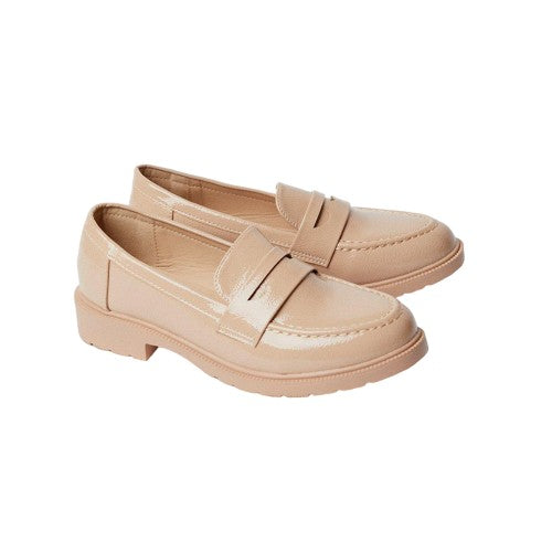 Front - Dorothy Perkins Womens/Ladies Lucia Patent Penny Loafers
