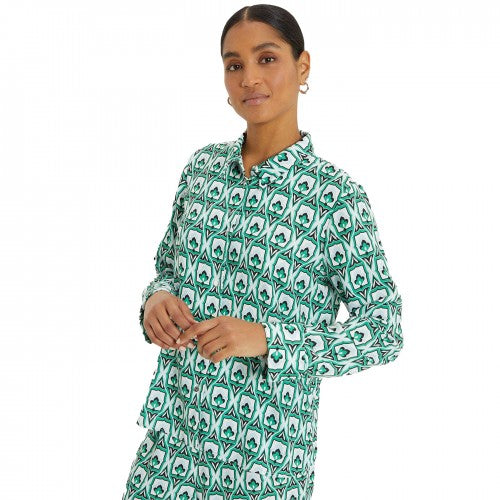 Front - Dorothy Perkins Womens/Ladies Geometric Wide Cuff Shirt