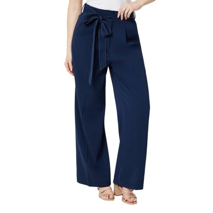 Front - Dorothy Perkins Womens/Ladies Belt Straight Leg Trousers
