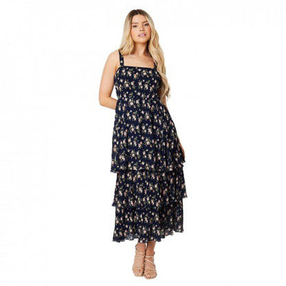 Front - Dorothy Perkins Womens/Ladies Tiered Midi Dress