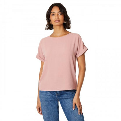 Front - Dorothy Perkins Womens/Ladies Roll Sleeve Blouse