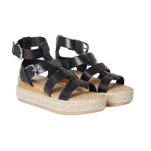 Front - Faith Womens/Ladies Hunter Fisherman Wedge Espadrilles