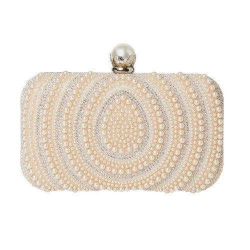 Front - Dorothy Perkins Womens/Ladies Theadora Pearl & Diamante Clutch Bag