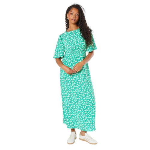 Front - Dorothy Perkins Womens/Ladies Floral Tall Flutter Midi Dress