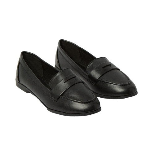 Front - Dorothy Perkins Womens/Ladies Lana Wide Penny Loafers