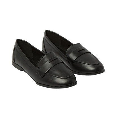 Front - Dorothy Perkins Womens/Ladies Lana Wide Penny Loafers