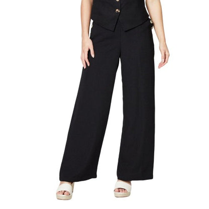 Front - Dorothy Perkins Womens/Ladies Button Pocket Petite Straight Trousers