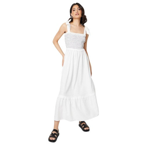 Front - Dorothy Perkins Womens/Ladies Cross Stitch Midi Dress