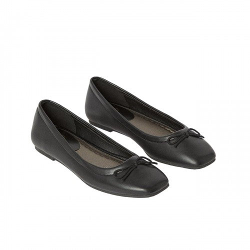 Front - Dorothy Perkins Womens/Ladies Lisa Bow Detail Ballerina Flats