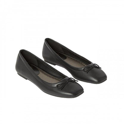 Front - Dorothy Perkins Womens/Ladies Lisa Bow Detail Ballerina Flats