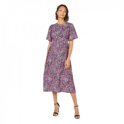 Front - Dorothy Perkins Womens/Ladies Animal Print Midi Dress