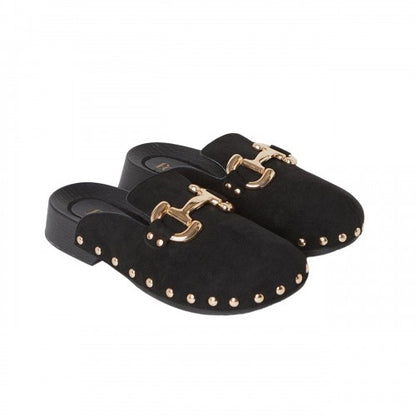 Front - Faith Womens/Ladies Mon Snaffle Detail Closed Toe Mules