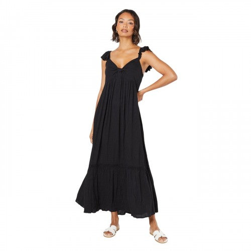 Front - Dorothy Perkins Womens/Ladies Tiered Strappy Maxi Dress
