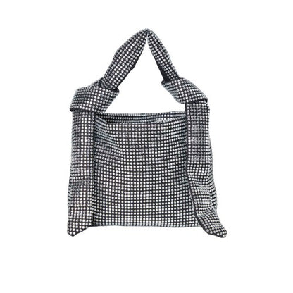 Front - Dorothy Perkins Womens/Ladies Tamara Diamante Knotted Shoulder Bag