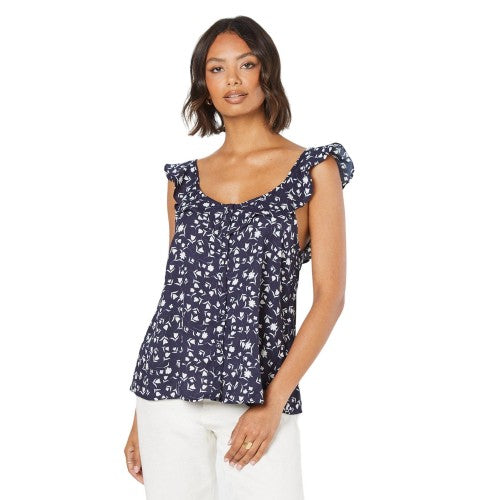 Front - Dorothy Perkins Womens/Ladies Ruffles Top