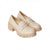 Front - Faith Womens/Ladies Neddie Chunky Penny Loafers