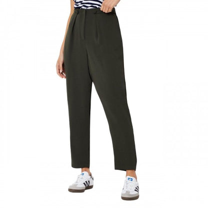 Front - Dorothy Perkins Womens/Ladies Button Front Petite Slim Trousers