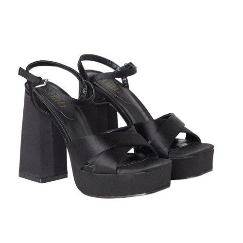 Front - Faith Womens/Ladies Olivia High Block Heel Sandals