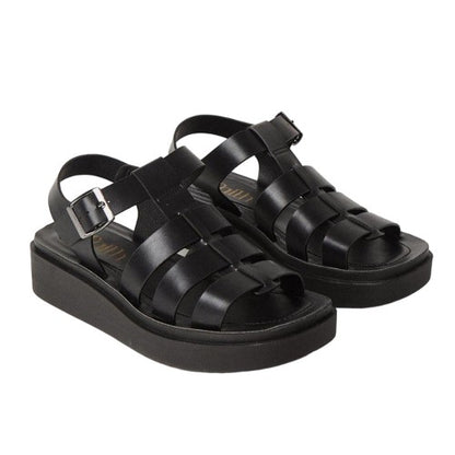 Front - Faith Womens/Ladies Multi Strap Chunky Heel Sandals