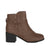 Front - Good For The Sole Womens/Ladies Heather Extra Wide Ankle Boots