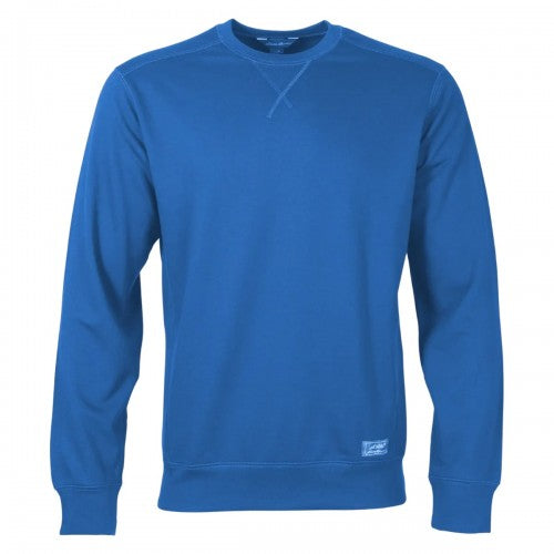 Front - Eddie Bauer Mens Camp Fleece Crew Neck Long-Sleeved Sweatshirt