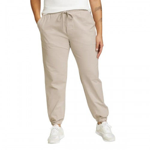 Front - Eddie Bauer Womens/Ladies Versatrex Twill Jogging Bottoms