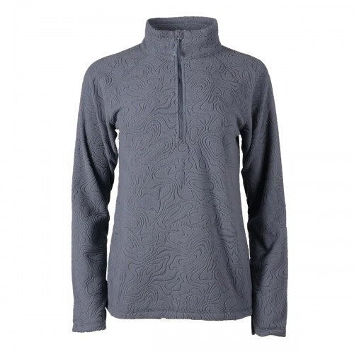 Front - Eddie Bauer Womens/Ladies Quest Quarter Zip Raglan Fleece Top