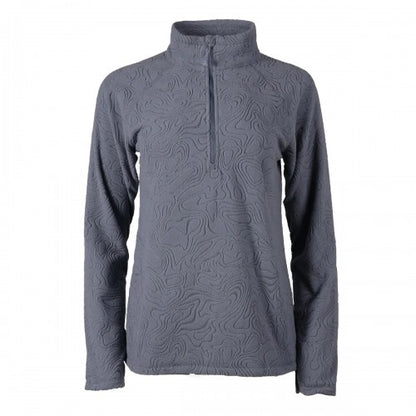 Front - Eddie Bauer Womens/Ladies Quest Quarter Zip Raglan Fleece Top